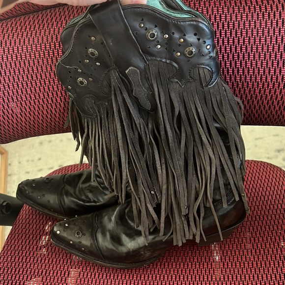 Corral fringe boots size 9 - Picture 7 of 13